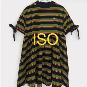 ISO Lazy oaf green stripe sally dress